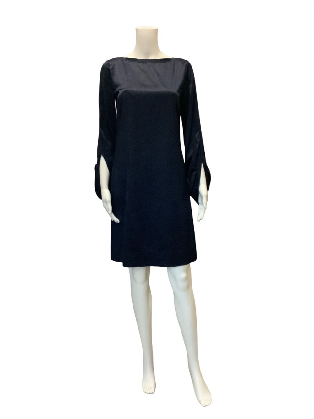 Elie Tahari Long Sleeve Silk Mini Dress Size: S